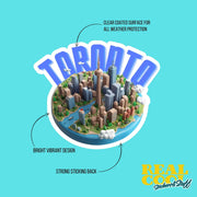 Toronto Sticker | Isometric Toronto Sticker | Toronto Canada Decal