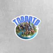 Toronto Sticker | Isometric Toronto Sticker | Toronto Canada Decal