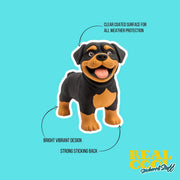 Rubber Rottweiler Sticker | Rotty Sticker | Rottweiler Decal