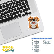 Rubber Bulldog Sticker | Bulldog Sticker | Bulldog Decal