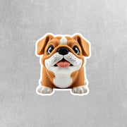 Rubber Bulldog Sticker | Bulldog Sticker | Bulldog Decal