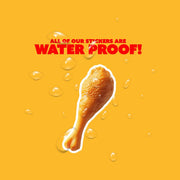 Rubber Chicken Leg Sticker | Chicken Drumstick Sticker | Chicken Leg Decal