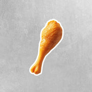 Rubber Chicken Leg Sticker | Chicken Drumstick Sticker | Chicken Leg Decal