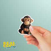 Rubber Monkey Sticker | Monkey Sticker | Monkey Decal