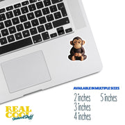 Rubber Monkey Sticker | Monkey Sticker | Monkey Decal