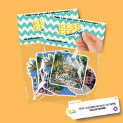 Miami Sticker | Miami Three Pack Stickers | Miami Decal Pack