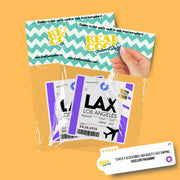 LAX Luggage Tag Sticker | Aviation Stickers | Los Angeles Airport Sticker