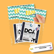 DCA Luggage Tag Sticker | Aviation Stickers | Washington DC Airport Sticker