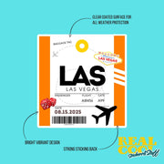 LAS Luggage Tag Sticker | Aviation Stickers | Las Vegas Airport Sticker