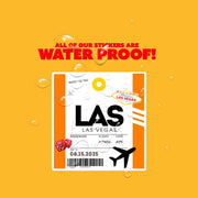 LAS Luggage Tag Sticker | Aviation Stickers | Las Vegas Airport Sticker