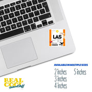 LAS Luggage Tag Sticker | Aviation Stickers | Las Vegas Airport Sticker