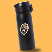 Running Grizzly Bear Sticker | Brown Bear Decal | Grizzly Bear Decal