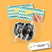 Running Black Bear Sticker | Black Bear | Run Bear Sticker