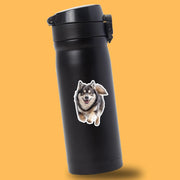 Alaskan Malamute Sticker | Running Alaskan Malamute Sticker