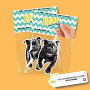 American Bulldog Sticker | Running American Bulldog Sticker