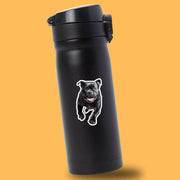 American Bulldog Sticker | Running American Bulldog Sticker