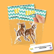 Azawakh Sticker | Running Azawakh Dog Sticker