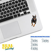 Beauceron Sticker | Running Beauceron Dog Sticker