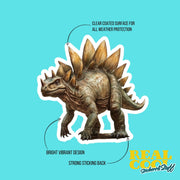 Stegosaurus Sticker | Dinosaur Water Bottle Sticker