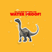 Brontosaurus Sticker | Dinosaur Water Bottle Sticker | Brontosaurus Decal