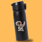 Dilophosaurus Sticker | Dinosaur Water Bottle Sticker | Dilophosaurus Decal