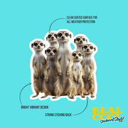 Meerkat Sticker | Meerkat Family Sticker | Meerkat Group Sticker
