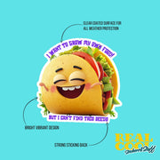 Funny Taco Sticker | Taco Sticker | Taco Seeds Sticker