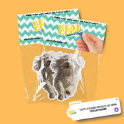 Komondor Running Sticker - Komondor Decal for Water Bottles, Car & Laptop - Cute Komondor Dog Vinyl Art