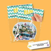 Bermuda Sticker - Waterproof Travel Decal for Laptop, Water Bottle & Scrapbook, Tropical Island Souvenir, Durable Outdoor Vinyl Label