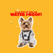 Astronaut Yorkie Sticker | Yorkie Sticker | Yorkshire Terrier Sticker