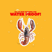 Lobster Sticker | Watercolor Lobster Sticker | Cute Lobster Decal
