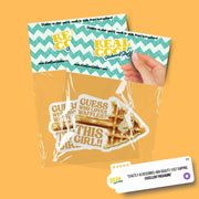 Love Waffles Sticker | Funny Waffle Sticker | This Girl Loves Waffles Decal