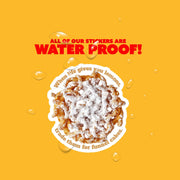 Funnel Cake Sticker | Funny Funnel Cake Sticker | Funnel Cake Pun Sticker