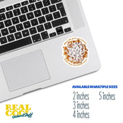 Funnel Cake Sticker | Funny Funnel Cake Sticker | Funnel Cake Pun Sticker