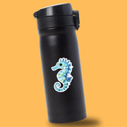 Whimsical Seahorse Sticker | Seahorse Sticker | Hand Drawn Seahorse Sticker