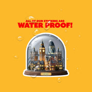 London Sticker | London In A Glass Dome Sticker | England Sticker