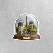 Paris Sticker | Paris In A Glassdome Sticker | France Sticker