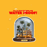 Miami Sticker | Miami Beach Sticker | Miami In A Glassdome Decal