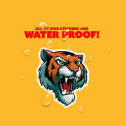 Tiger Head Sticker - Tiger Decal - Cartoon Tiger Sticker