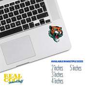 Tiger Head Sticker - Tiger Decal - Cartoon Tiger Sticker