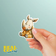 Baby Rhino Sticker | Rhino Sticker | Baby Rhinoceros Decal