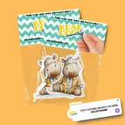 Baby Hippo Sticker | Hippo Sticker | Baby Hippopotamus Decal