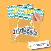 My Favorite Teacher Sticker Calls Me Mom Sticker | Teacher Sticker