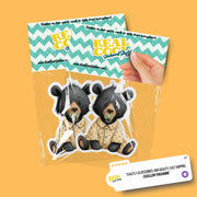 Baby Black Bear Sticker | Bear Sticker | Baby Bear Decal