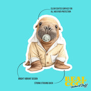Baby Walrus Sticker | Walrus Sticker | Baby Walrus Decal