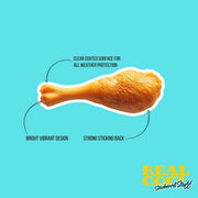 Rubber Chicken Leg Sticker | Chicken Drumstick Sticker | Chicken Leg Decal