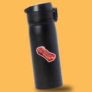 Rubber Steak Sticker | Steak Sticker | Steak Decal