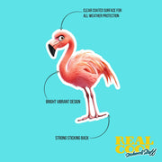Pink Flamingo Sticker | Flamingo Sticker