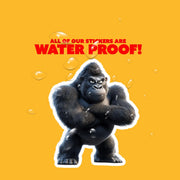 Gorilla Sticker | Gorilla Standing Sticker | Wild Gorilla Sticker