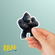 Gorilla Sticker | Gorilla Standing Sticker | Wild Gorilla Sticker